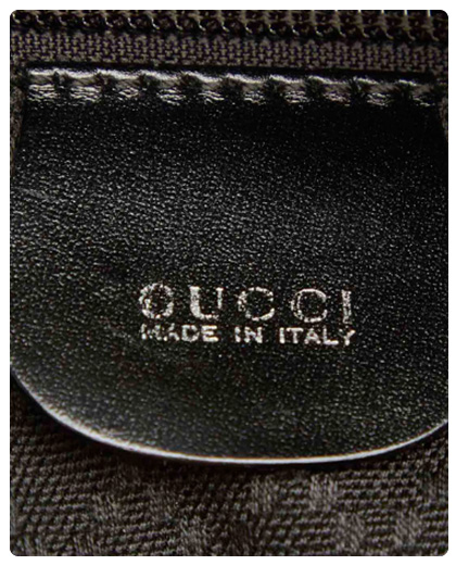 Step 1: Real vs fake Gucci GG Bag inner tag