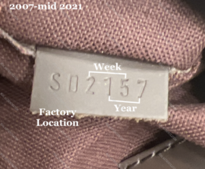 Louis Vuitton date code 2