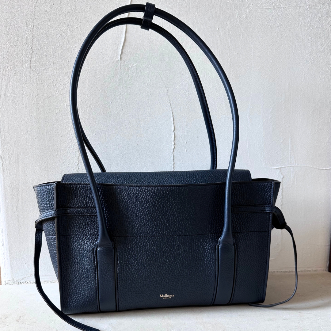 Mulberry Large Soft Bayswater – Night Sky Heavy Grain