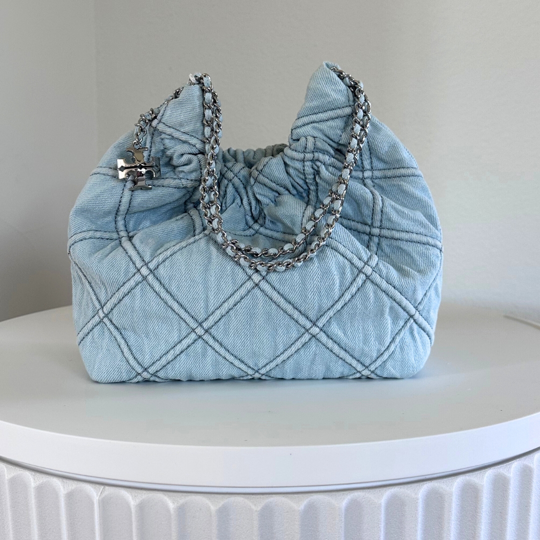 Tory Burch Fleming Mini Hobo Bag – Seltzer