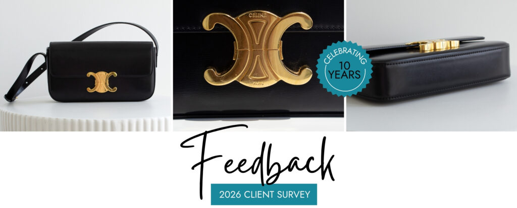 Celine Designer Bag Close Up Photos for "We Want Your Feedback" Web Page