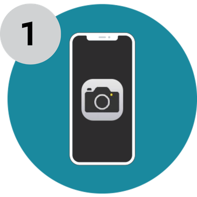 Real Authentication How to Verify Icon_ Mobile Phone Camera