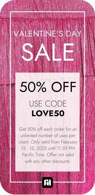 Authenticate Your Valentine's Gifts with 50% Off Mobile Insert